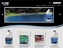 Tablet Screenshot of pondvalue.com